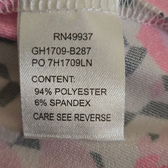 Tail White Label Benton Top Floral Long Sleeve Golf Top Size XS - Picture 5 of 5